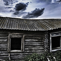 Buy canvas prints of Old wood house by Larisa Siverina