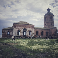 Buy canvas prints of Old church by Larisa Siverina