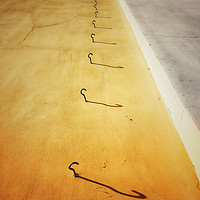 Buy canvas prints of Hook shadow by Larisa Siverina