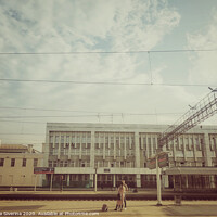 Buy canvas prints of Railway station in Chelyabinsk, Russia by Larisa Siverina