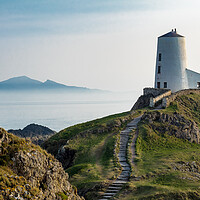 Buy canvas prints of Tower at Llanddwyn Island, Anglesey. by Colin Allen