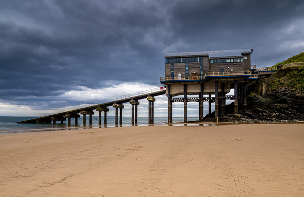 Tenby Lifeboat Station, Pembrokeshire. Picture Board by Colin Allen