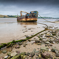 Buy canvas prints of Vicky Leigh, Ferryside, Carmarthenshire by Colin Allen