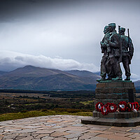 Buy canvas prints of Commando War Memorial, Spean Bridge, Scotland. by Colin Allen