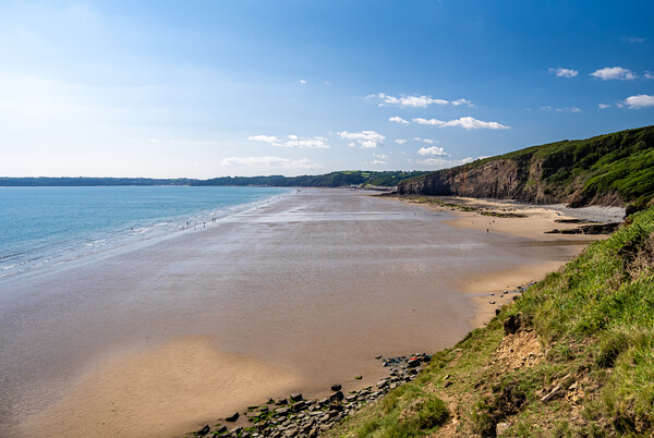 Amroth Beach, Pembrokeshire, Wales. Picture Board by Colin Allen