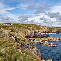 Buy canvas prints of St Non's Bay, Pembrokeshire, Wales. by Colin Allen