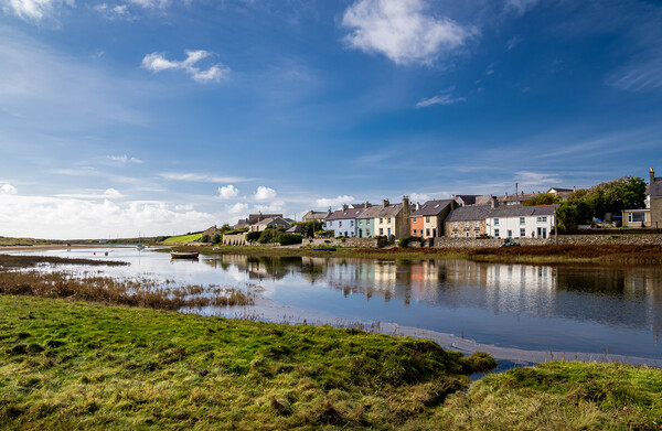 A Picturesque Autumn Day in Aberffraw Picture Board by Colin Allen