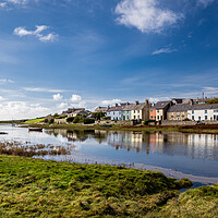 Buy canvas prints of A Picturesque Autumn Day in Aberffraw by Colin Allen
