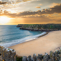 Buy canvas prints of Barafundle Beach, Pembrokeshire, Wales. by Colin Allen