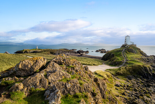 The Tower on Llanddwyn Island, Anglesey. Picture Board by Colin Allen