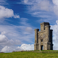 Buy canvas prints of Paxton's Tower Folly,  Carmarthenshire. by Colin Allen