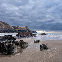 Buy canvas prints of Traeth Llyfn Beach, Pembrokeshire, Wales by Colin Allen