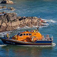 Buy canvas prints of St Justinian's Lifeboat , Pembrokeshire. by Colin Allen
