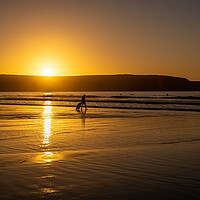 Buy canvas prints of Broad Haven Beach, Pembrokeshire. by Colin Allen