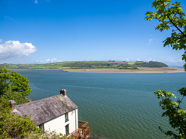 Boathouse at Laugharne - Dylan Thomas Picture Board by Colin Allen
