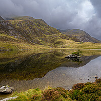 Buy canvas prints of Llyn Idwal in Cwm Idwal National Nature Reserve. by Colin Allen