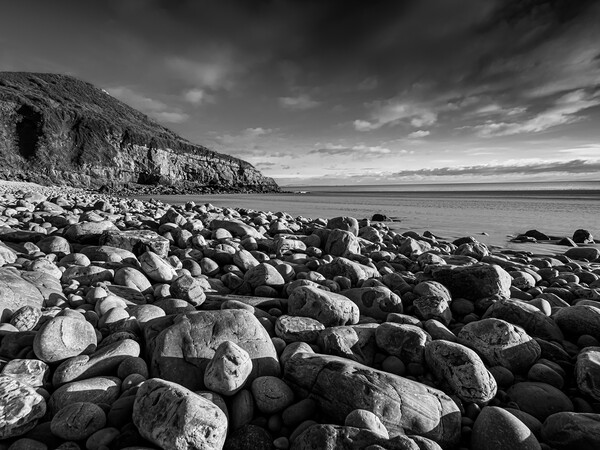 Rocks and Pebbles at Morfa Bychan Beach, Pendine, Picture Board by Colin Allen
