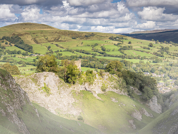 Peveril Castle, Castleton. Picture Board by Colin Allen