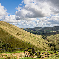 Buy canvas prints of View from Jacob's Ladder in the Peak District. by Colin Allen