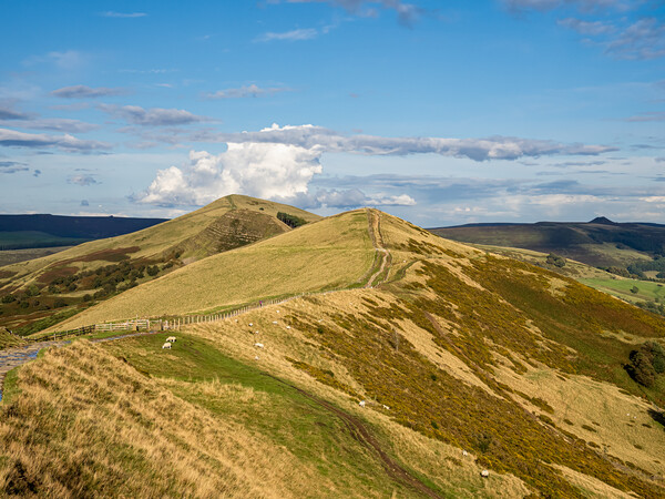 Mam Tor and the Great Ridge Picture Board by Colin Allen