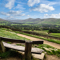 Buy canvas prints of Mam Tor and the Edale Valley. by Colin Allen