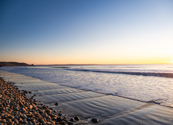 Newgale Beach Sunset. Picture Board by Colin Allen