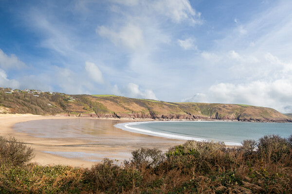 Freshwater East, Pembrokeshire, Wales. Picture Board by Colin Allen