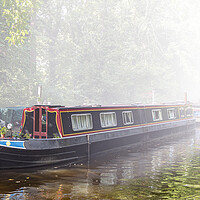 Buy canvas prints of Canal Boat on the Llangollen Canal by Colin Allen