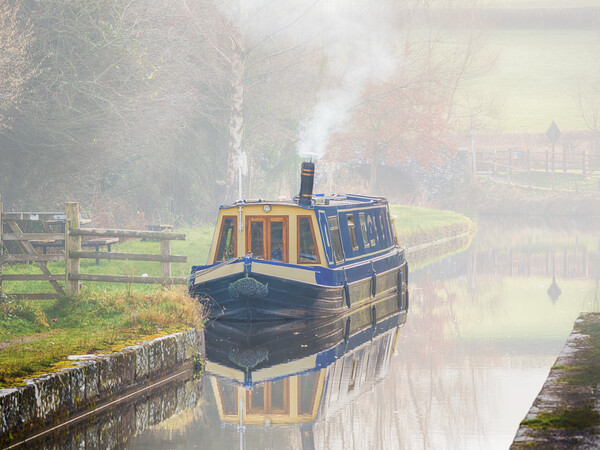 Serene Waterways Escape Picture Board by Colin Allen