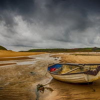 Buy canvas prints of The Storm at Aberffraw. by Colin Allen