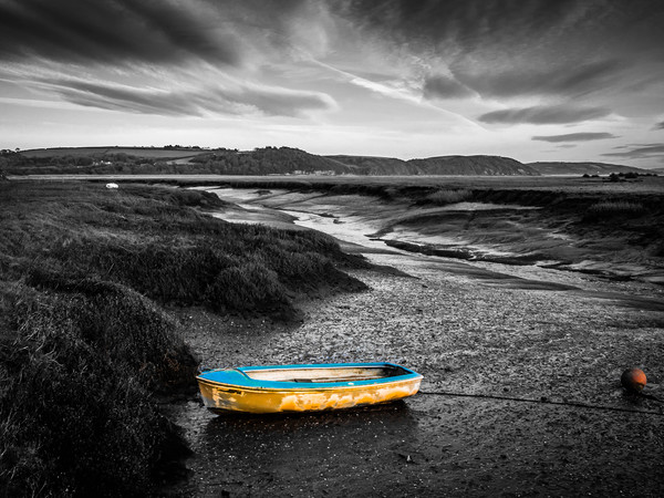 Serenity on the Estuary Picture Board by Colin Allen