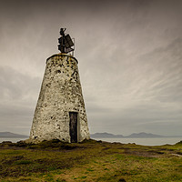 Buy canvas prints of The Old Beacon, Llanddwyn Island, Anglesey. by Colin Allen