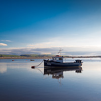 Buy canvas prints of Reflective Serenity in Aberdovey by Colin Allen