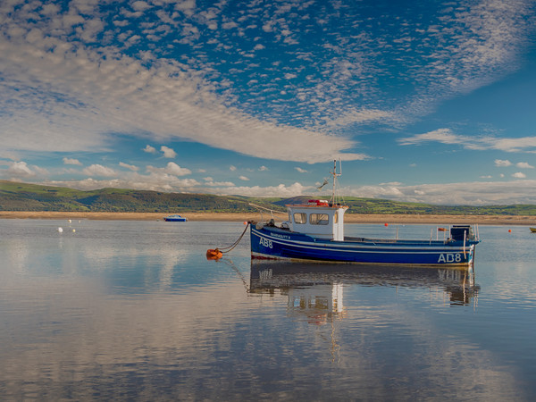 Reflections on the Dyfi Estuary at Aberdovey. Picture Board by Colin Allen