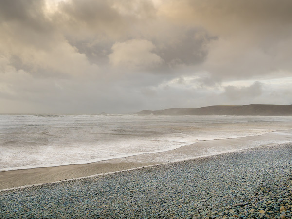The Storm at Newgale. Picture Board by Colin Allen