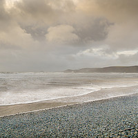 Buy canvas prints of The Storm at Newgale. by Colin Allen