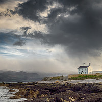 Buy canvas prints of Stormy Sky at Penmon Point, Anglesey. by Colin Allen