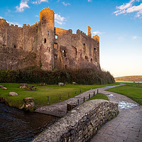 Buy canvas prints of Magical Laugharne Castle. by Colin Allen