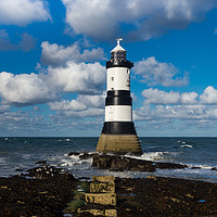Buy canvas prints of Steps to Penmon Lighthouse. by Colin Allen