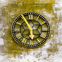 Buy canvas prints of Time and Decay.-  The Clock St James Church, Manor by Colin Allen