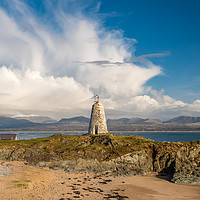 Buy canvas prints of The Old  Beacon on Llanddwyn Island, Anglesey by Colin Allen