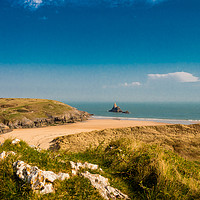Buy canvas prints of Broadhaven Beach, Pembrokeshire. by Colin Allen