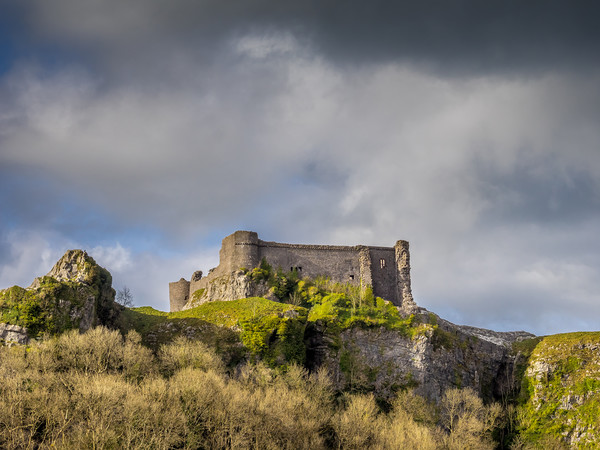 Carreg Cennen Castle, Llandeilo, Carmarthenshire,  Picture Board by Colin Allen