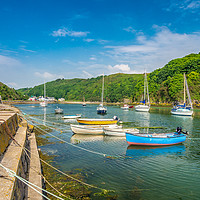 Buy canvas prints of The Boats at Solva, Pembrokeshire. by Colin Allen