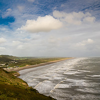 Buy canvas prints of Pendine after the Storm. by Colin Allen