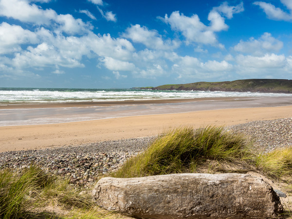 Freshwater West after the Storm Picture Board by Colin Allen
