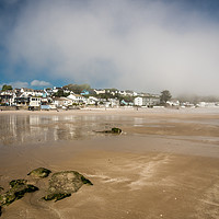Buy canvas prints of Saundersfoot Beach, Pembrokeshire. by Colin Allen