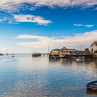 Buy canvas prints of Aberdovey at High Tide. by Colin Allen