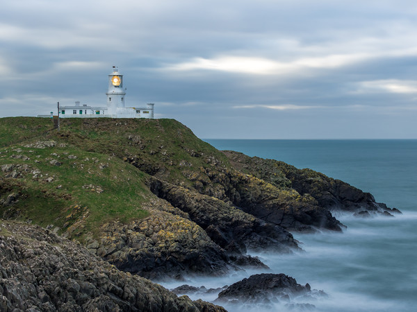 Strumble Head Lighthouse, Pembrokeshire. Picture Board by Colin Allen