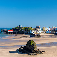 Buy canvas prints of Tenby in Spring. by Colin Allen